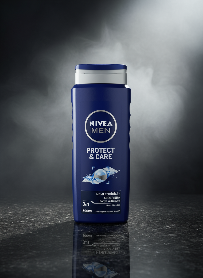 شامپو و ژل دوش مردانه NIVEA MEN Protect & Care 3in1