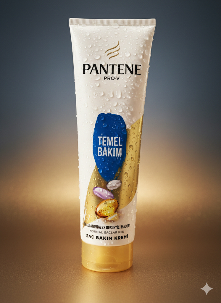 ماسـک مـوی تقویـت کننـده پنتـن پـرو-وی مـدل مراقبـت پایـه (Temel Bakım)