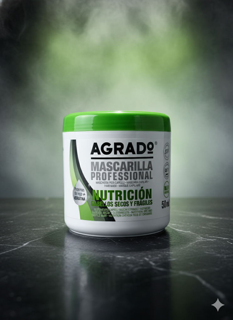 ماسک موی حرفه‌ای آگرادو (AGRADO Professional) مدل تغذیه (Nutrición)