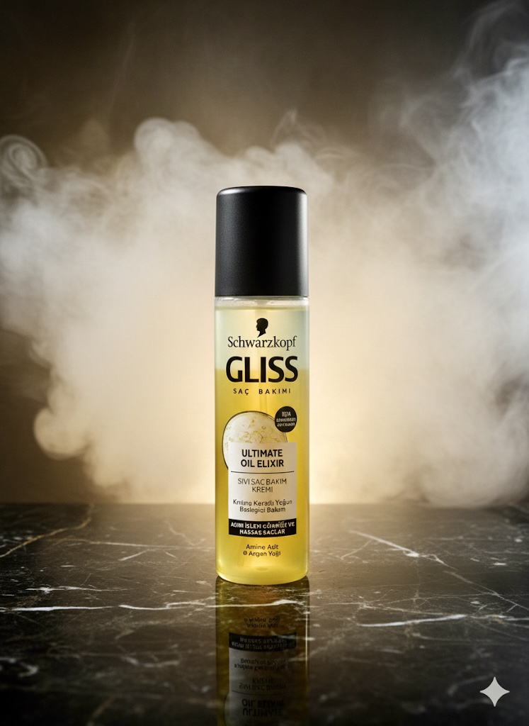 اسپری دوفاز گلیس Schwarzkopf GLISS Ultimate Oil Elixir Sıvı Saç Bakım Kremi