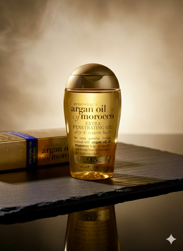 روغن فوق‌العاده نفوذکننده آرگان مراکشی OGX (OGX Renewing + Argan Oil of Morocco Extra Penetrating Oil)