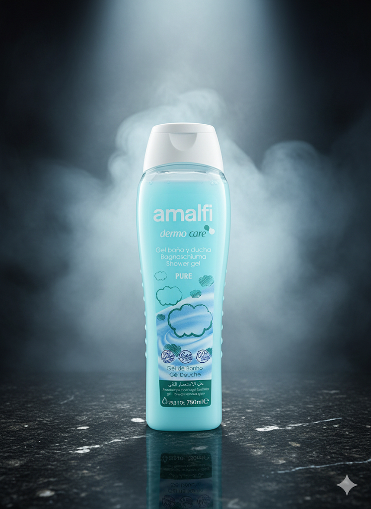 شامپو بدن آمالفی درمو کر با رایحه پیور (Amalfi Dermo Care Shower Gel, Pure)