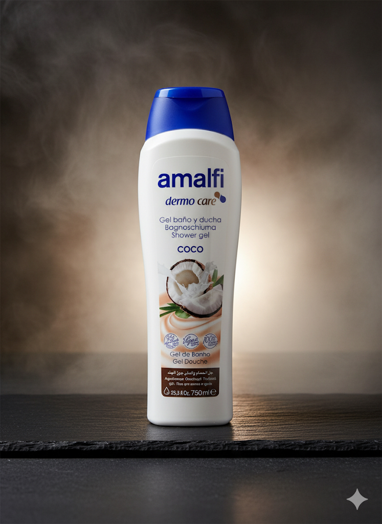 شامپو بدن آمالفی درمو کِر (Amalfi Dermo Care) با رایحه نارگیل