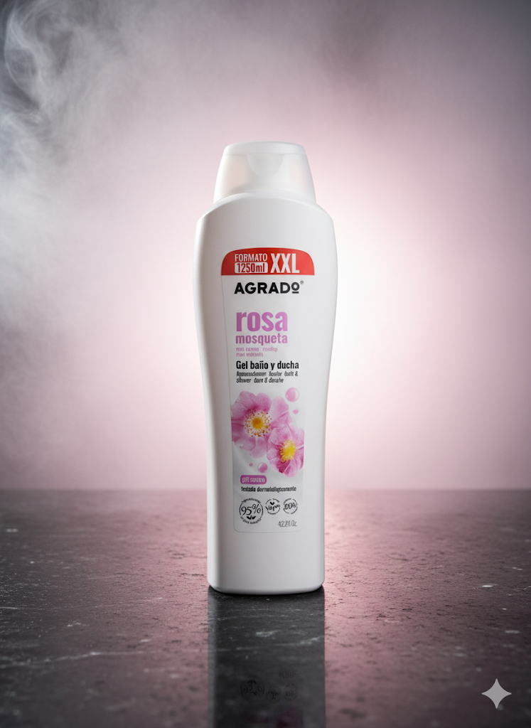شامپو بدن آگرادو مدل رزا موسکتا (AGRADO Rosa Mosqueta)