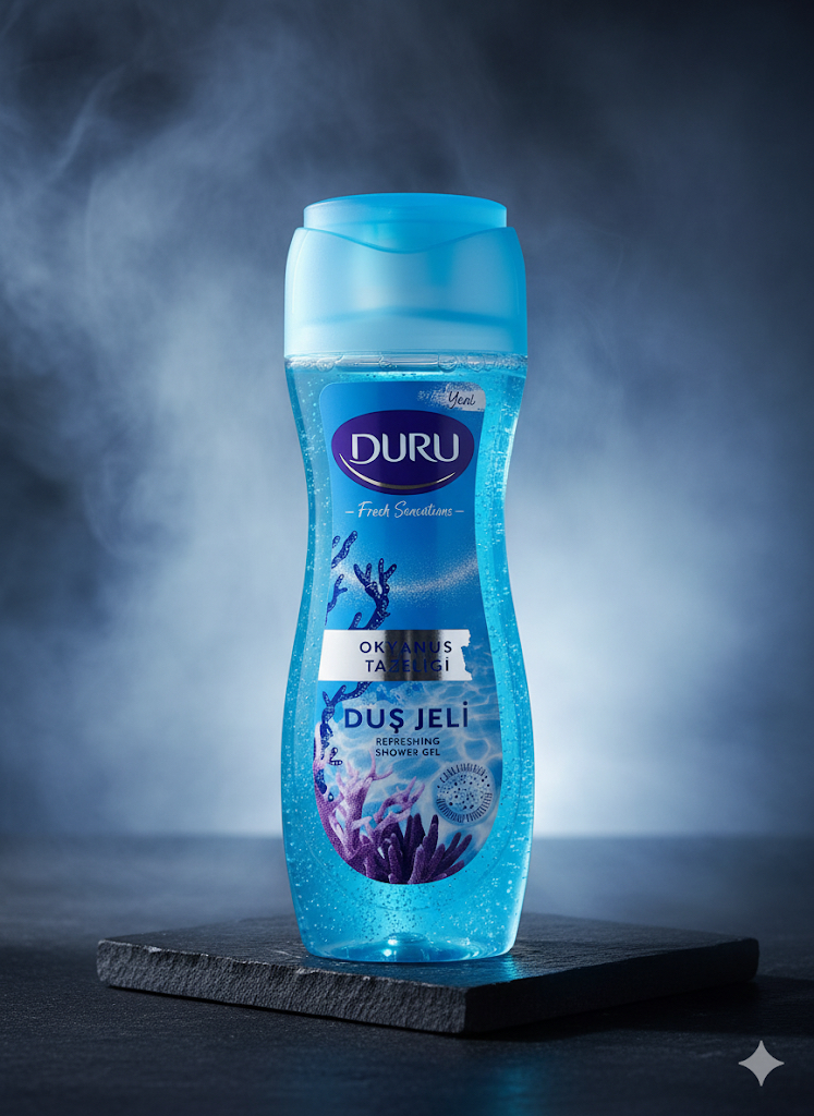 شامپو بدن دورو طراوت اقیانوس حاوی اسکراب(Duru Fresh Sensations Okyanus Tazeliği Duş Jeli)