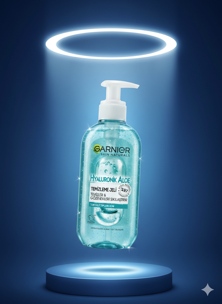 ژل شستشوی هیالورونیک آلوئه گارنیه Garnier Hyaluronic Aloe Cleansing Gel