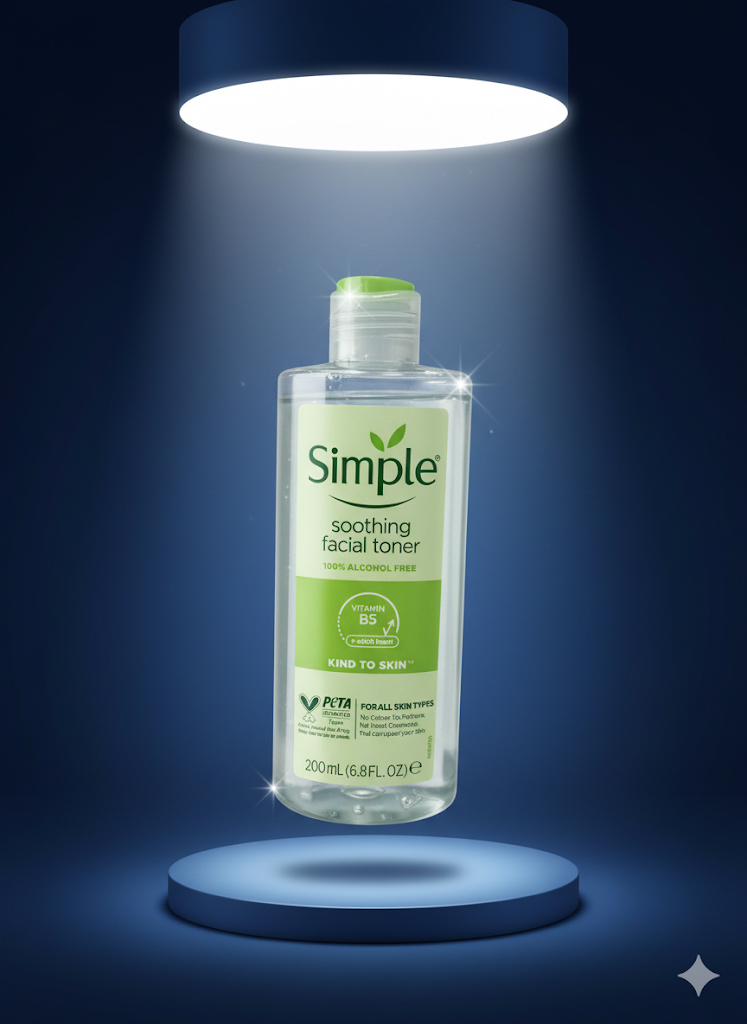تونر تسکین دهنده صورت سیمپل Simple Soothing Facial Toner