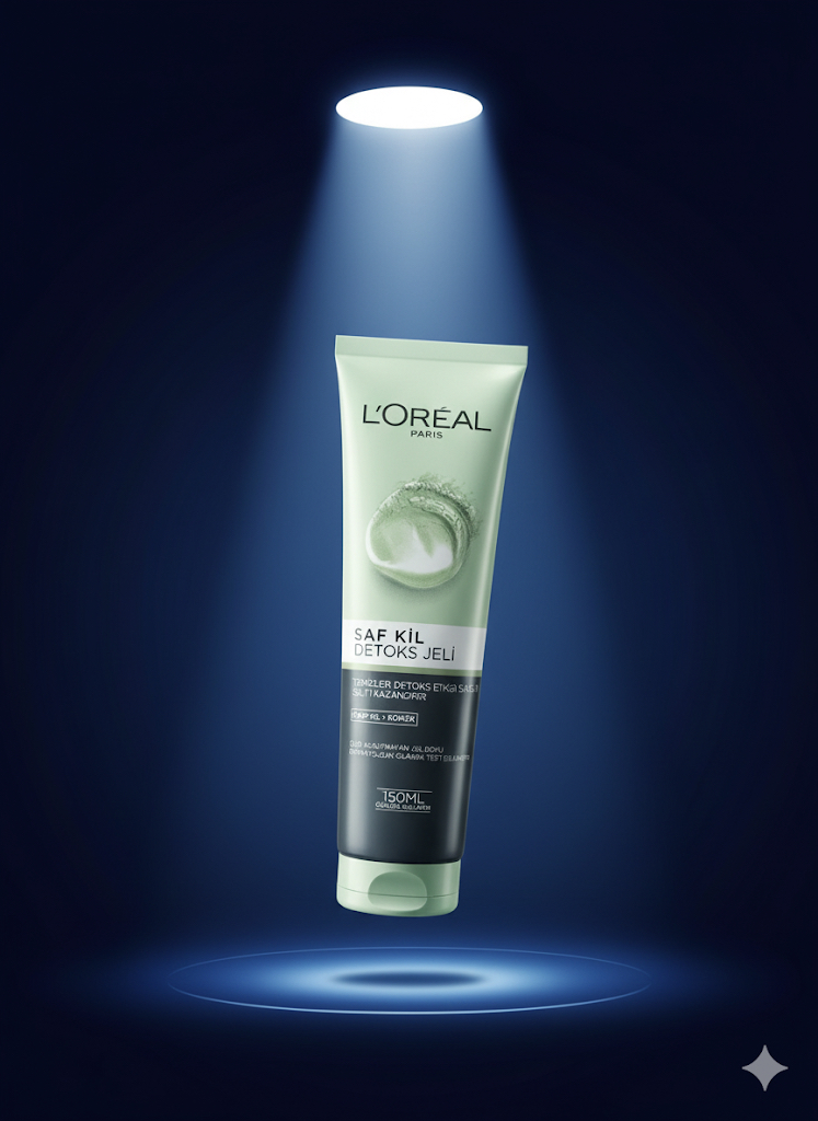 ژل شستشوی صورت دتوکس خاک رس خالص لورآل پاریس L’Oréal Paris Pure Clay Detox Gel Wash