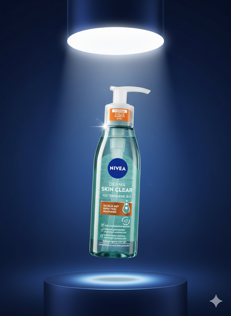 ژل شستشوی صورت نیوآ درما اسکین کلیر (NIVEA Derma Skin Clear Face Wash Gel)