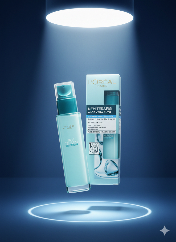 آبرسان ۷۲ساعته لورال مخصوص پوست نرمال تا خشک L’Oréal Paris Moisture Therapy Aloe Vera Water
