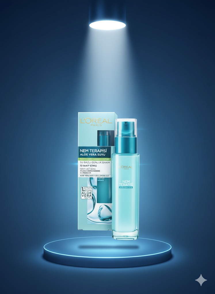 سرم آبرسان ۷۲ساعته لورال مخصوص پوست چرب L’Oréal Paris Nem Terapisi Aloe Vera Suyu (Moisture Therapy Aloe Vera Water)