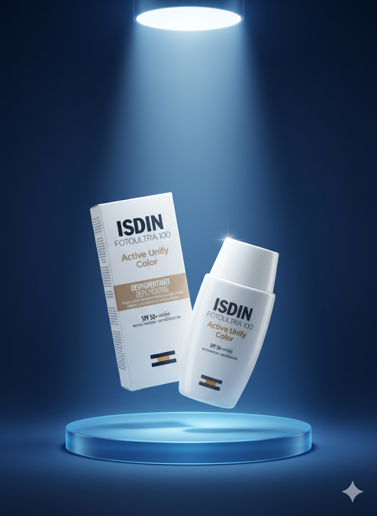 کرم ضدآفتاب رنگی ایزدین مدل اکتیو یونیفای (Active Unify) ISDIN Fotoultra 100 Active Unify Colo