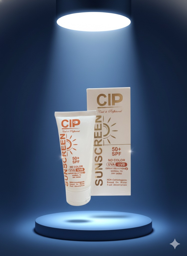 کرم ضد آفتاب بی رنگ سی آی پی با CIP No Color Sunscreen SPF 50