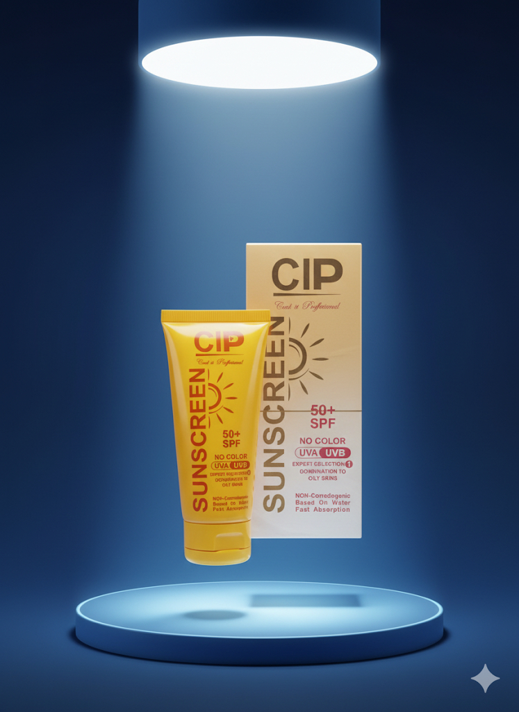 ضد آفتاب سی آی پی (CIP) با SPF +50  (CIP Sunscreen)