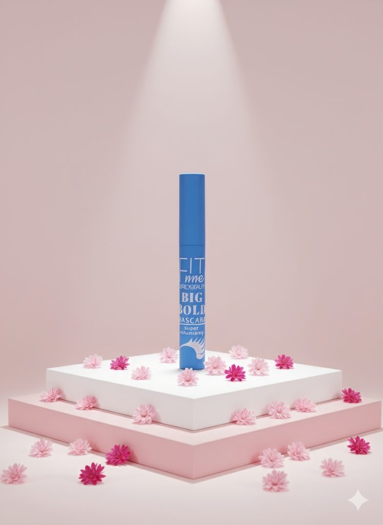 ریمل حجم دهنده آبی کاربنی وردابیوتی Carbon Blue Volumizing Mascara – Warda Beauty BIG BOLD