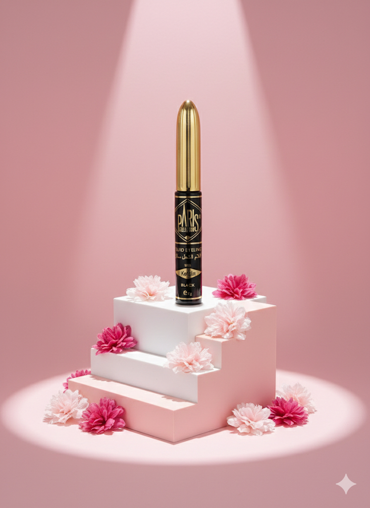 خط چشم مویی پاریس PARIS COLLECTION Liquid Eyeliner Kajal (Black)