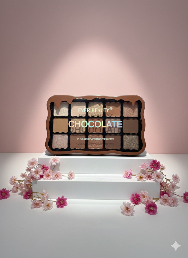 پالت سایه چاکلت اور بیوتی (EVER BEAUTY Chocolate Eyeshadow Palette)