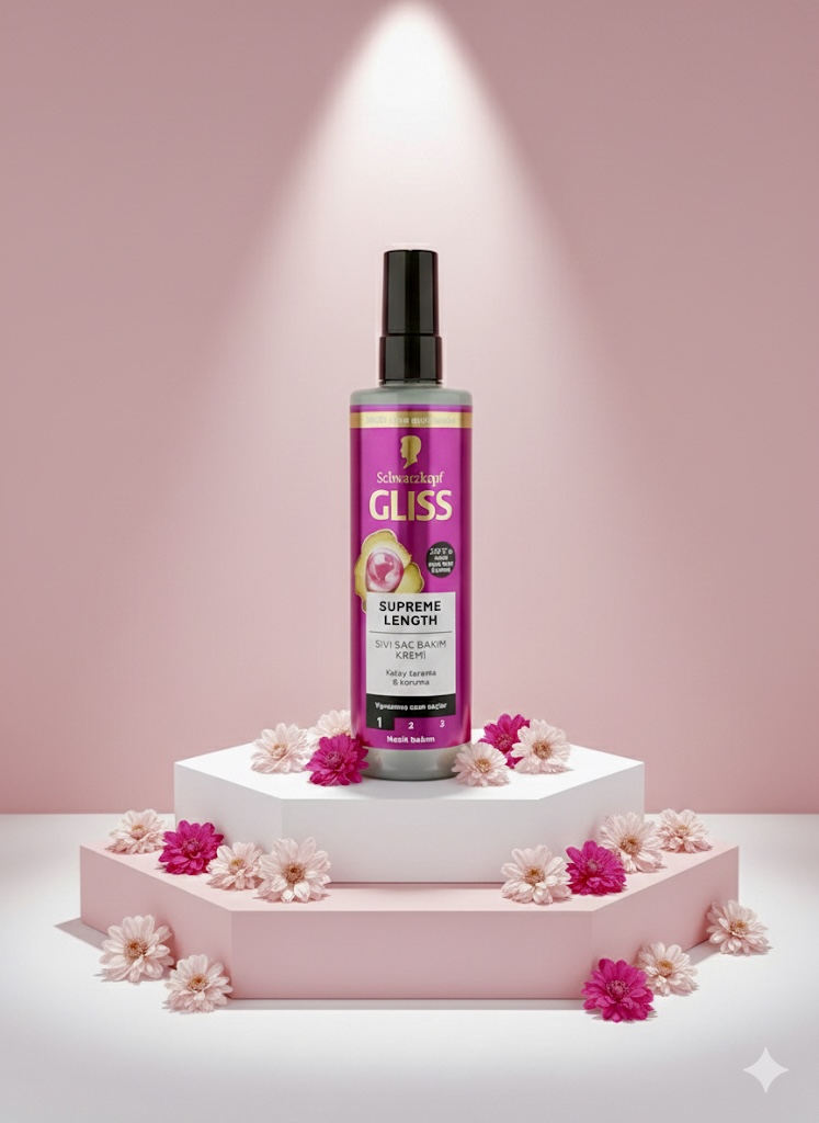 اسپری مو دوفاز گلیس شوارتسکف  Gliss Schwarzkopf Supreme