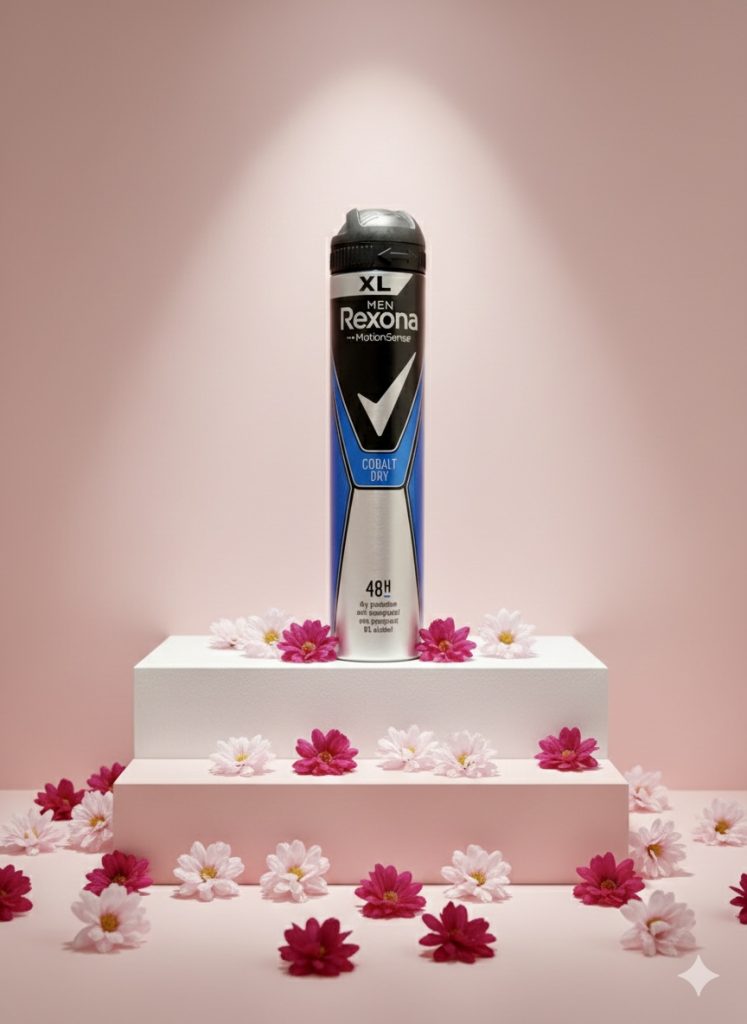 اسپری ضد تعریق مردانه رکسونا، مدل کبالت درای (Rexona Men Antiperspirant Deodorant, Cobalt Dry)