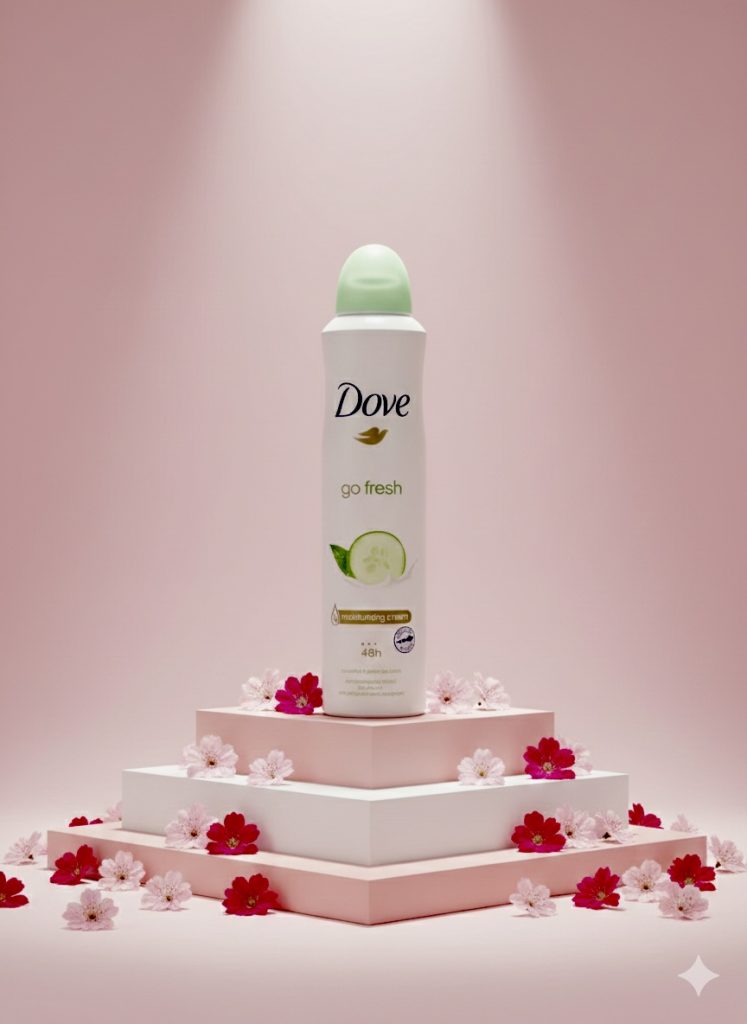 اسپری ضدتعریق داو انگلیس  : خیار و چای سبز (Dove Go Fresh Cucumber & Green Tea Antiperspirant Spray)