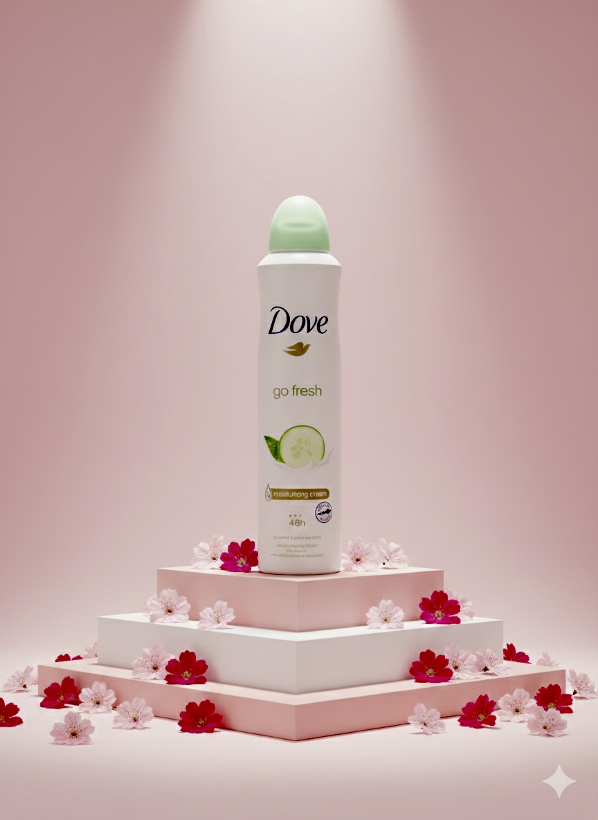 اسپری ضدتعریق داو انگلیس  : خیار و چای سبز (Dove Go Fresh Cucumber & Green Tea Antiperspirant Spray)