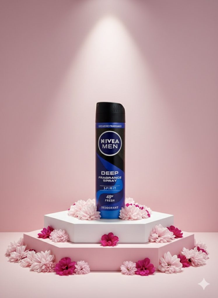 اسپری دئودورانت مردانه نیوآ NIVEA MEN DEEP Fragrance Spray SPIRIT Deodorant