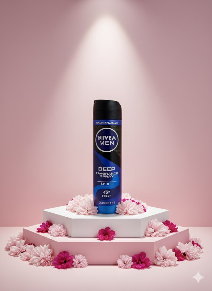 اسپری دئودورانت مردانه نیوآ NIVEA MEN DEEP Fragrance Spray SPIRIT Deodorant