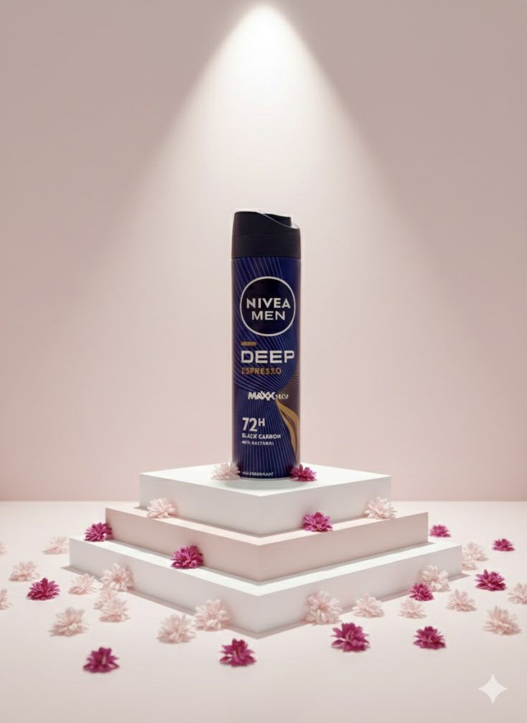 اسپری ضد تعریق مردانه نیوآ مدل Deep Espresso (NIVEA MEN DEEP Espresso Anti-Perspirant)