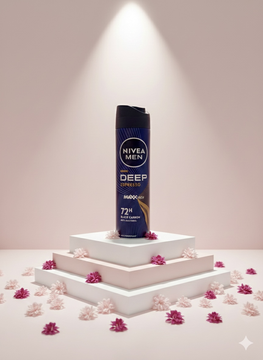 اسپری ضد تعریق مردانه نیوآ مدل Deep Espresso (NIVEA MEN DEEP Espresso Anti-Perspirant)