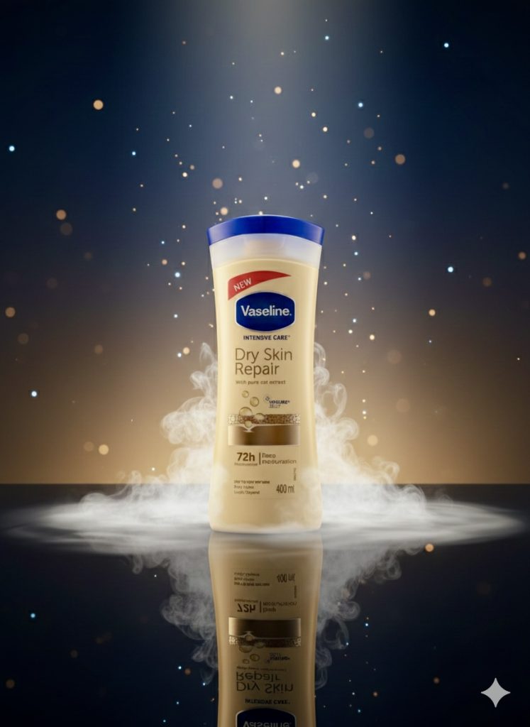 لوسیون بدن وازلین Vaseline Intensive Care Dry Skin Repair Body Lotion