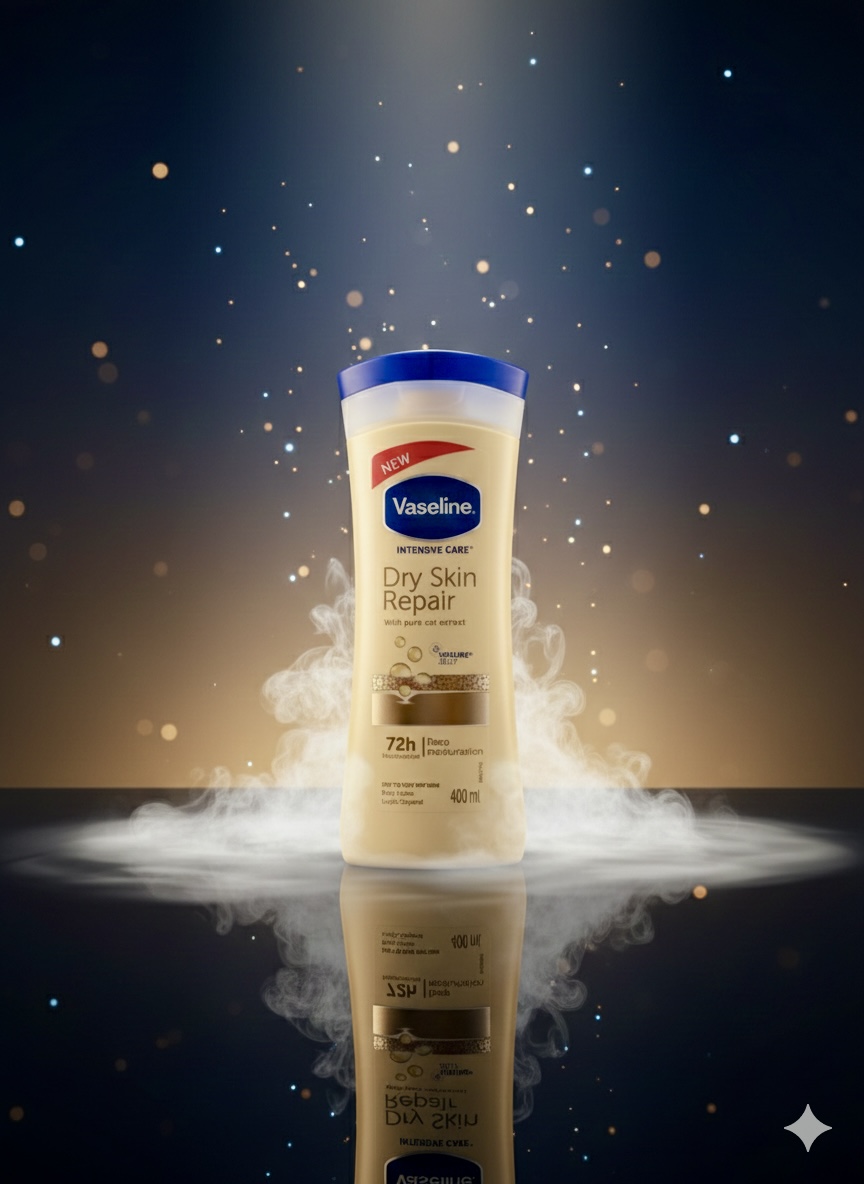 لوسیون بدن وازلین Vaseline Intensive Care Dry Skin Repair Body Lotion