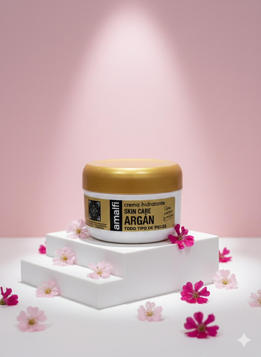 کرم مرطوب کننده حاوی روغن آرگان آمalfi (Amalfi Skin Care Argan Hydrating Cream)