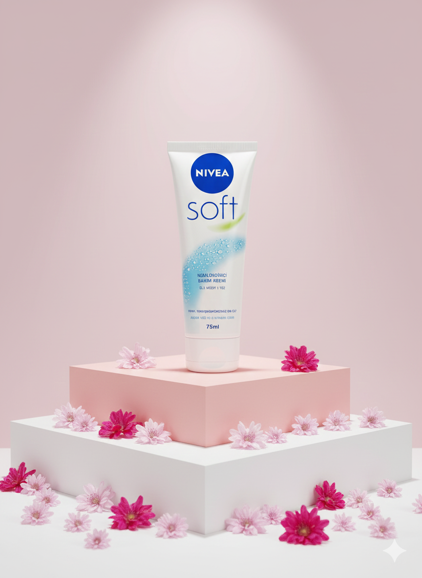 کرم مرطوب کننده و مراقبت کننده نیوآ سافت (NIVEA Soft Moisturizing Cream)
