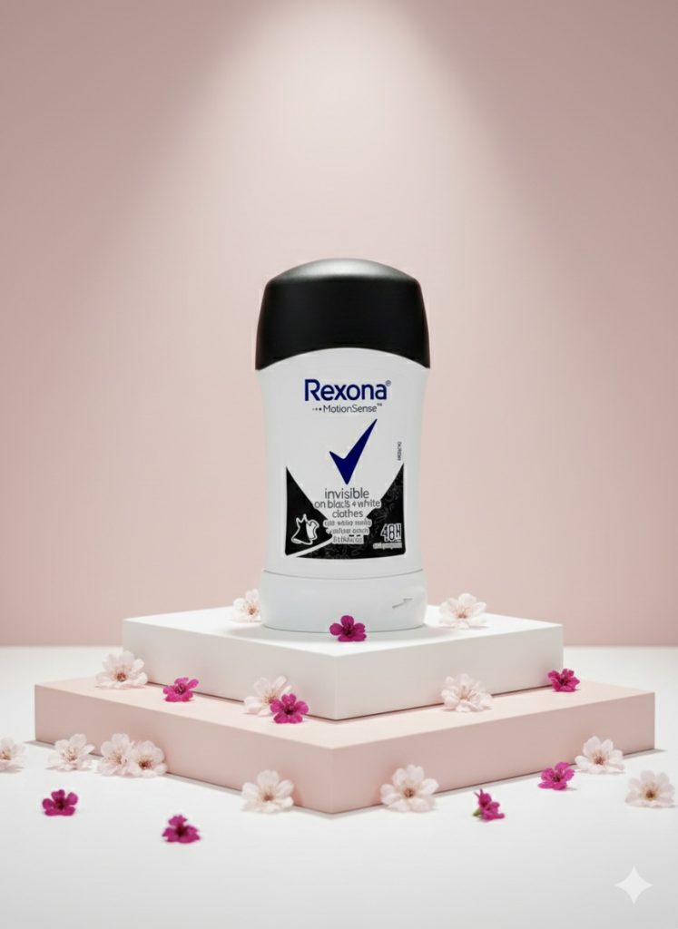 ضد تعریق رکسونا مدل نامرئی برای لباس‌های سفید و مشکی (Rexona Invisible on Black + White Clothes)