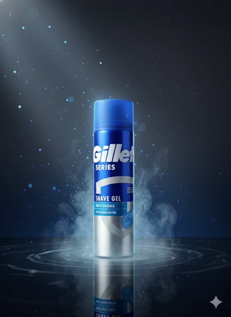 ژل اصلاح مرطوب کننده سریز ژیلت با کره کاکائو | Gillette Series Moisturising Shave Gel with Cocoa Butter
