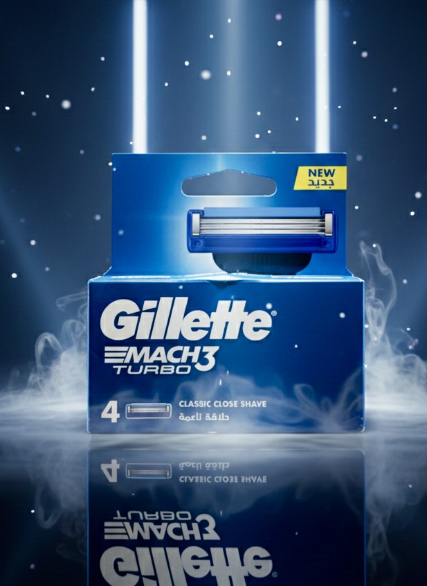 تیغ‌های یدک ژیلت مَچ ۳ توربو (Gillette MACH3 Turbo)
