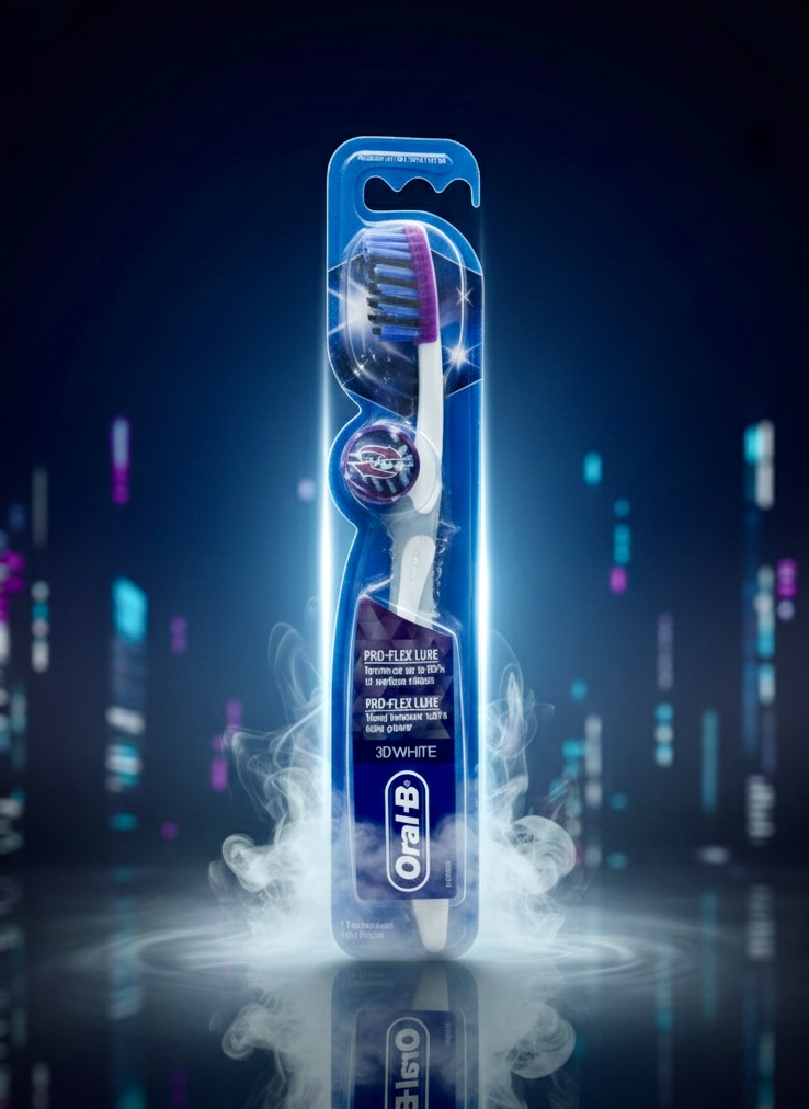 مسواک اورال بی ۳D وایت پرو-فلکس (Oral-B 3D White Pro-Flex Manual Toothbrush)