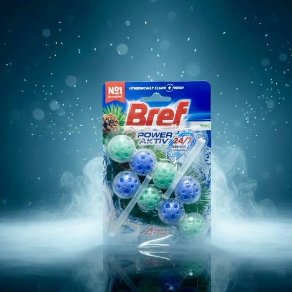 جرم‌گیر و خوشبوکننده توالت فرنگی Bref Power Aktiv Ocean | بهترین انتخاب برای نظافت سرویس بهداشتی