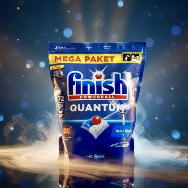 قرص شوینده ماشین ظرفشویی فینیش کوانتوم (Finish Powerball Quantum) – تمیزی بی‌نقص و درخشش خیره‌کننده