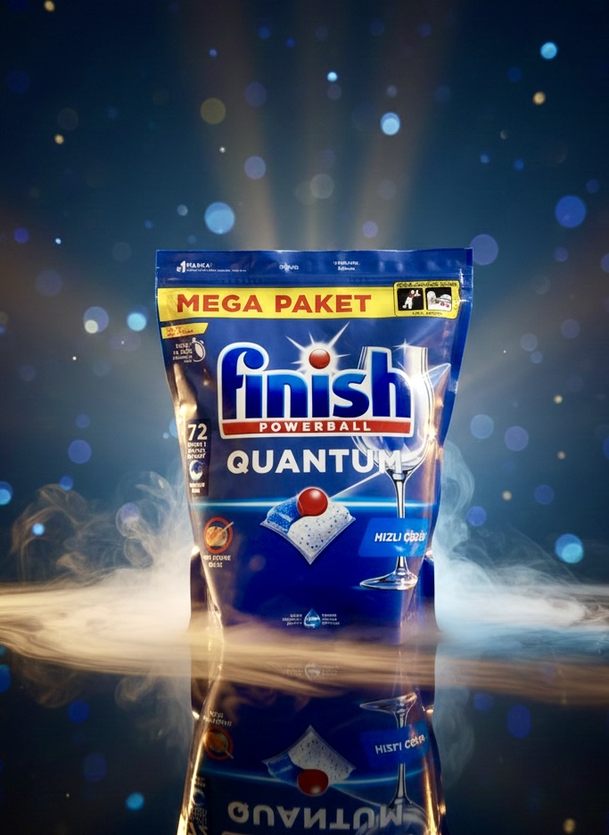 قرص شوینده ماشین ظرفشویی فینیش کوانتوم (Finish Powerball Quantum) – تمیزی بی‌نقص و درخشش خیره‌کننده