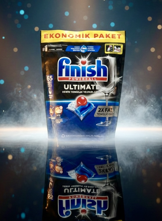 قرص ماشین ظرفشویی فینیش آلتیمیت: نهایت درخشندگی و تمیزی برای ظروف شما (Finish Powerball Ultimate)